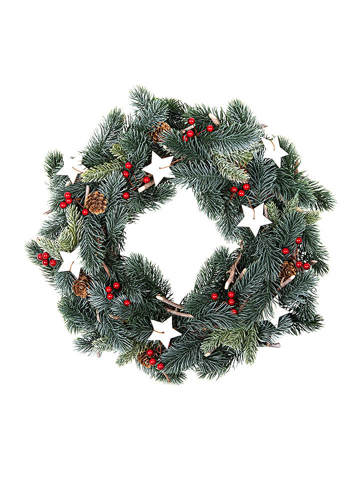 Hollybell Weihnachtskranz in Grün - Ø 35 cm - onesize