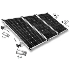 Befestigungskit mit Stockschrauben für Schrägdachmontage Solarpanele Rahmenhöhe 30mm | 3 | 30mm