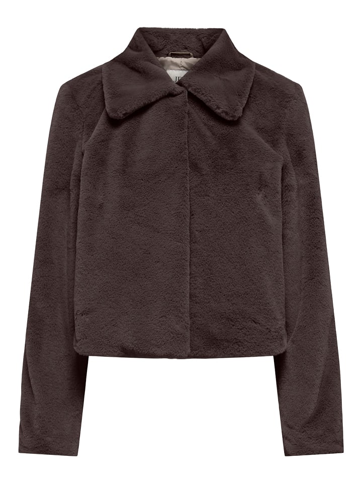 JDY Kunstpelzjacke "Macy" in Braun - S