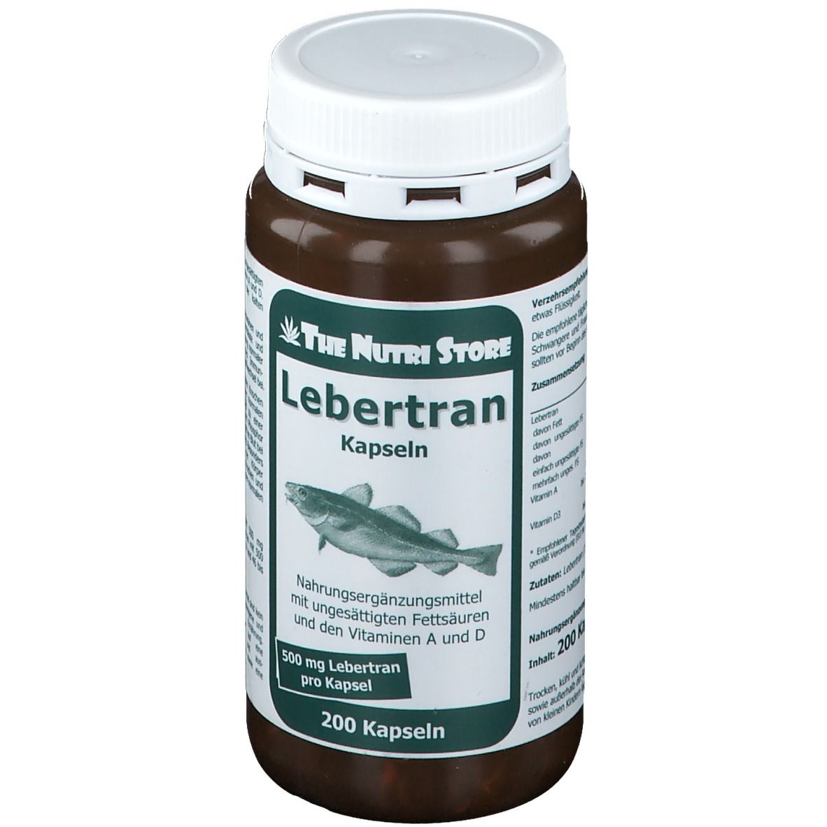 Lebertran 500 mg Kapseln 200 St