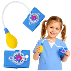 Blutdruckmessgerät für Kinder mit beweglichem Zeiger, blau