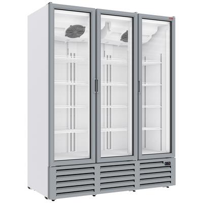 Diamond Positive Kühlvitrine 1455 Liter, 3 Drehtüren - WEISS (DRP16-3W)