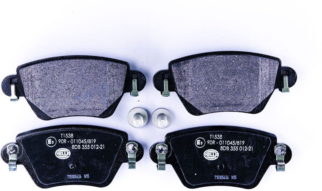 HELLA 8DB 355 012-211 Jarrupalat, levyjarru