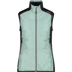CMP Damen Weste WOMAN HYBRID VEST, Größe 38 in Silber Silber