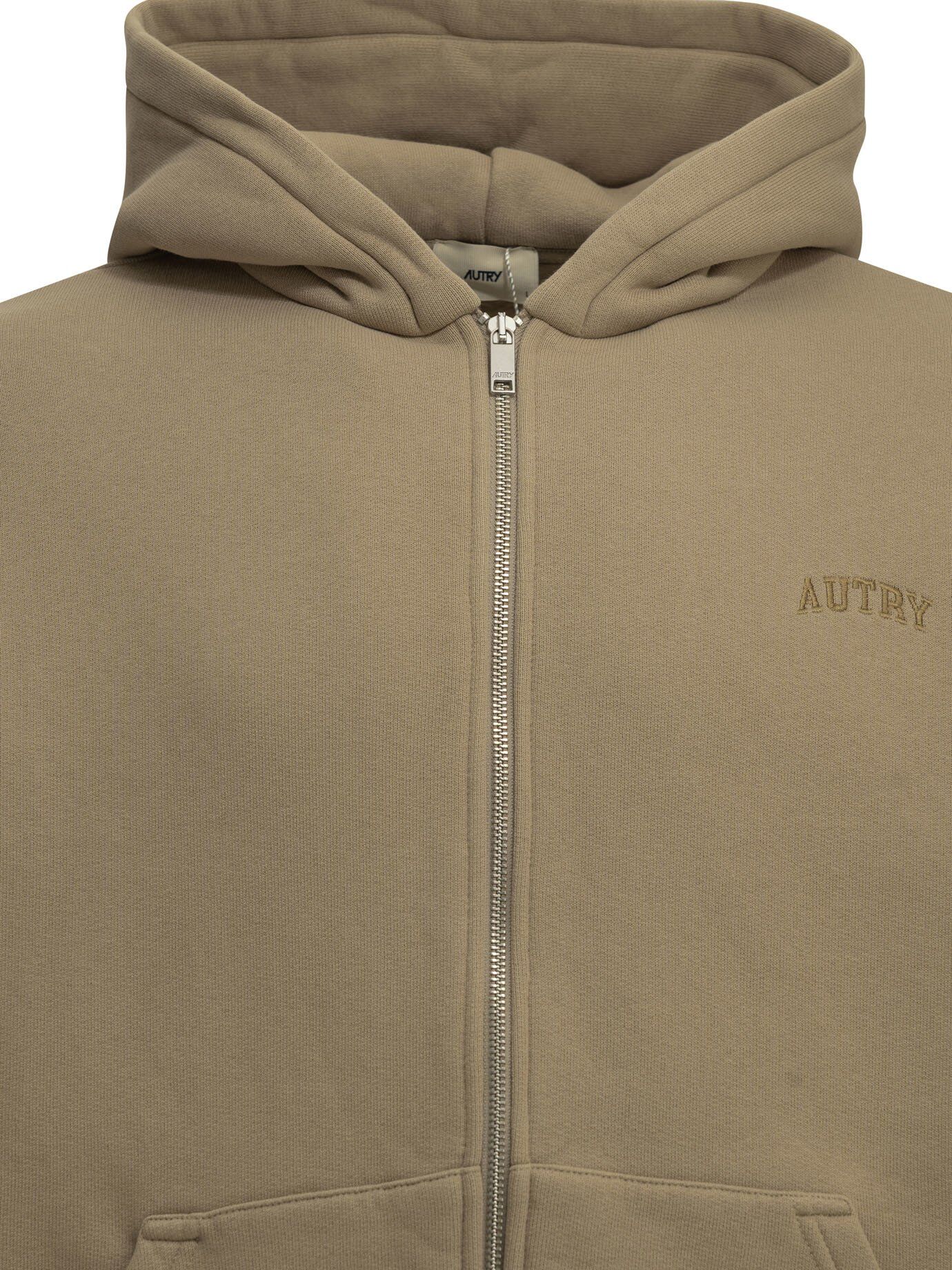 AUTRY sweat en coton homme beige Beige L