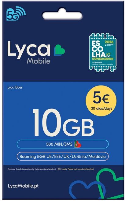 CARTÃO LYCAMOBILE BOSS 10GB