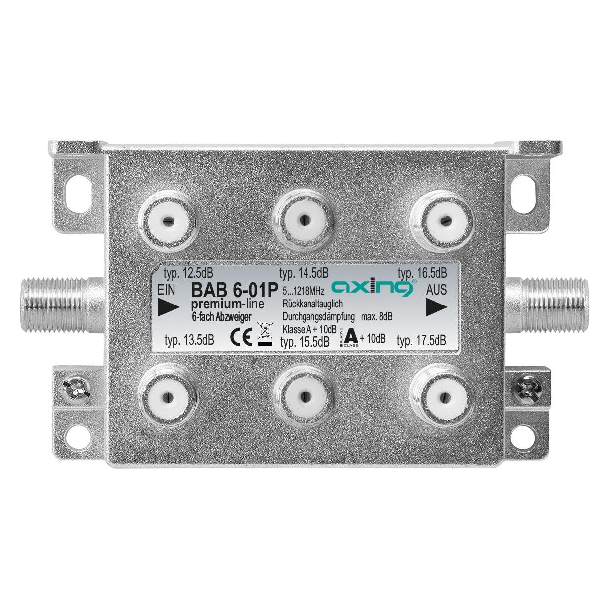 Axing Kabel-TV Abzweiger (Verteiler und Abzweiger) (BAB 6-01P)