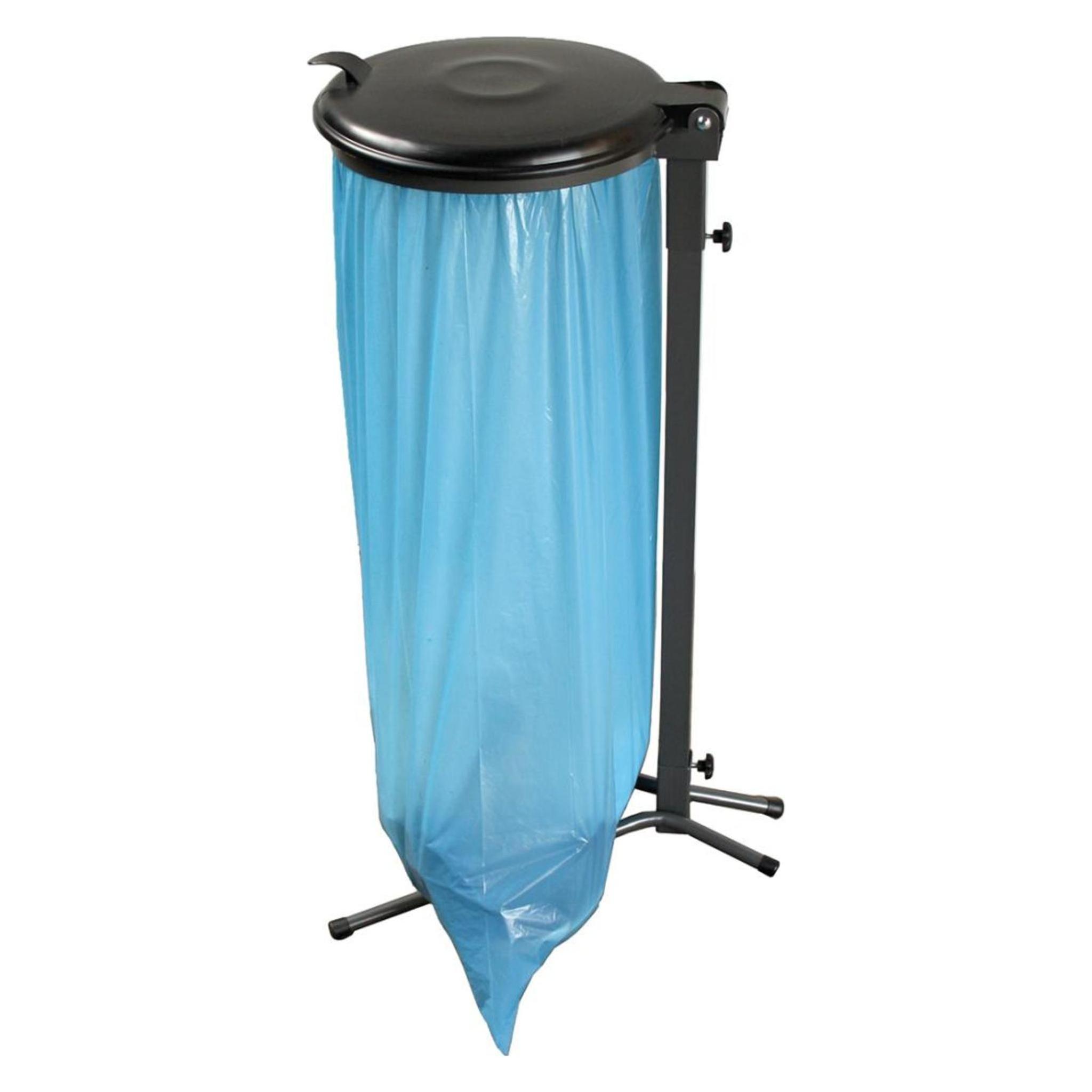 Rottner IHTec Müllsackständer 70-120 L grün mit K-deckel grau (70 l) (4040136805304)