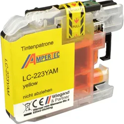 Ampertec Tinte kompatibel mit Brother LC-223Y  yellow