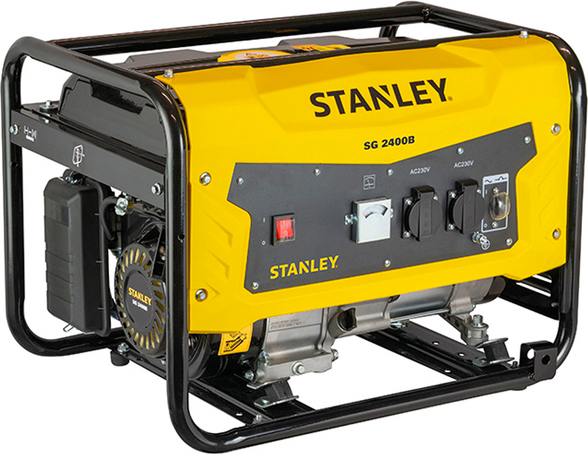 Stanley SIG 2400B - Groupe électrogène à essence - AVR 2,3 kW monophasé