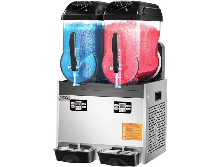 VEVOR Commerciële Slushy Machine 12Lx2 Margarita Smoothie Frozen Drink Maker