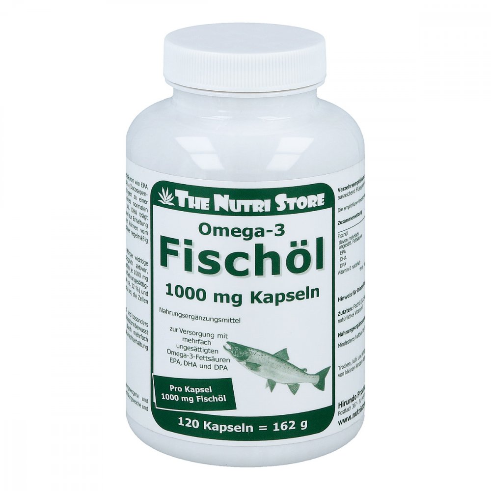 Hirundo Products Omega 3 Fischöl 1000 mg Kapseln 01159435
