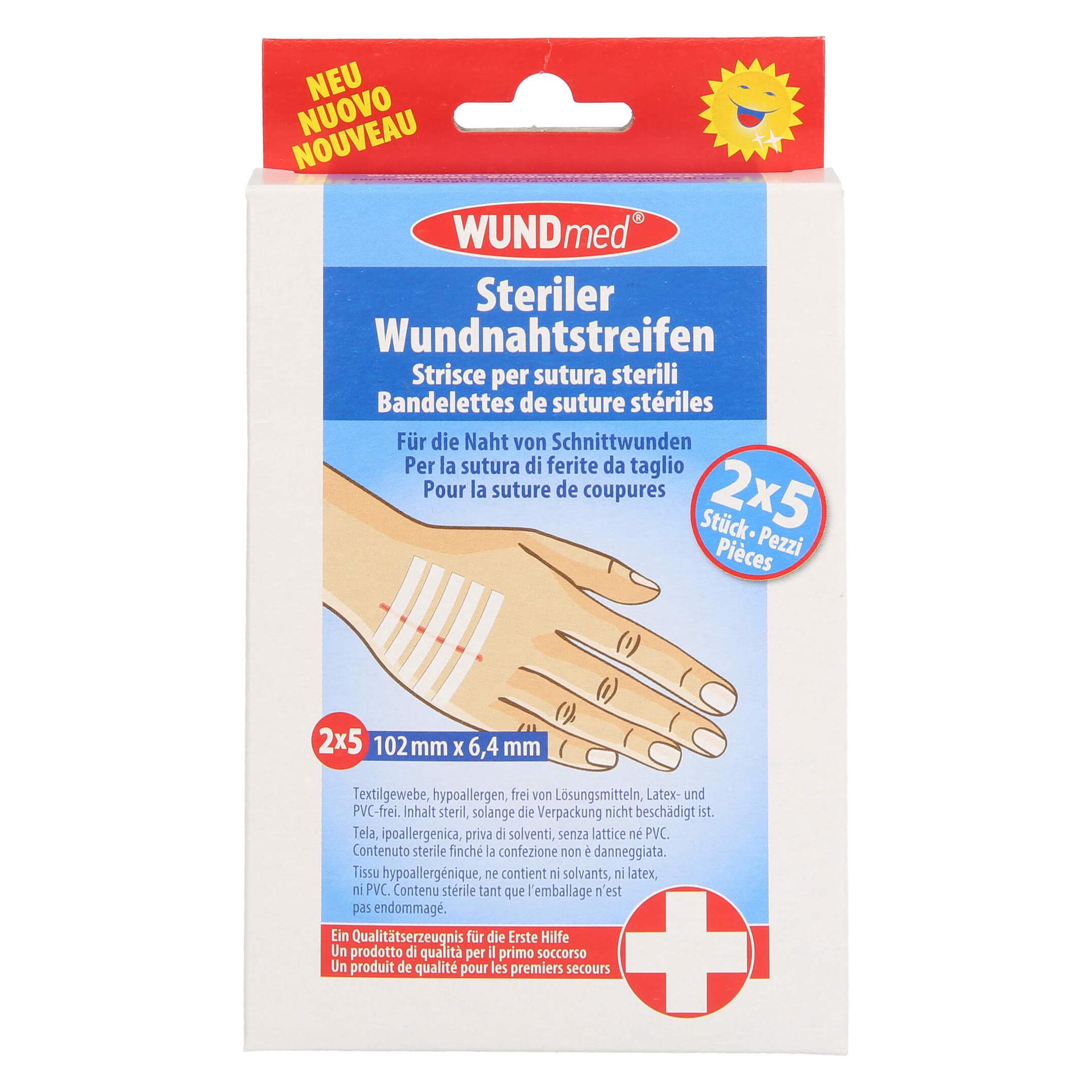 Axisis Wundnahtsreifen 102x6,4mm, 10 St. Pflaster (10x) (09720836)