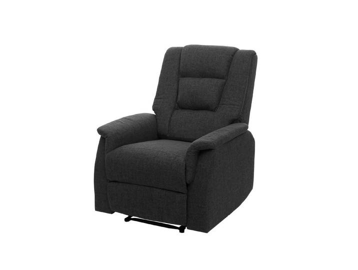 BERLINLODGE® TV-Sessel Fernsehsessel Relaxsessel HxBxT 102x79x96cm Sitzhöhe 50cm Stoff Grau