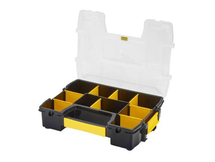 Stanley STST1-70720 - Organiseur SortMaster\, noir\, transparent