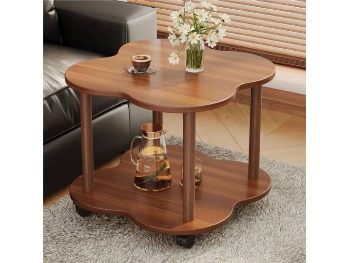 Petite Table d'appoint plusieurs amovibles, petite Table ronde, Table basse, salon, ménage, petit appartement, Table de chevet, étagère