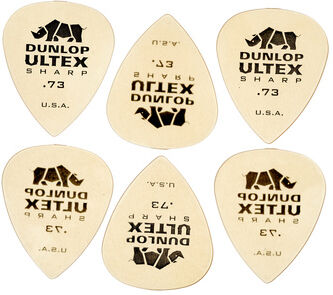 Dunlop Ultex Sharp Player Picks 0.73