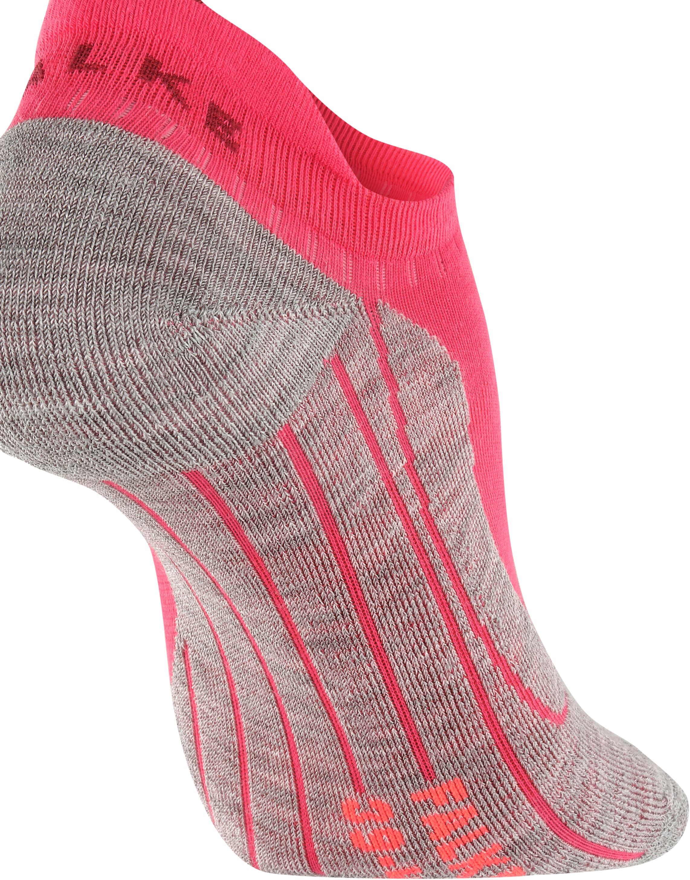 Laufsocken FALKE "RU4 Endurance Invisible", Damen, Gr. 41-42, rosa (rose), Materialmix, normal, Socken Laufsocken, leichte Laufsocke mit mittlerer Polsterung, schnelltrocknend rose 41-42