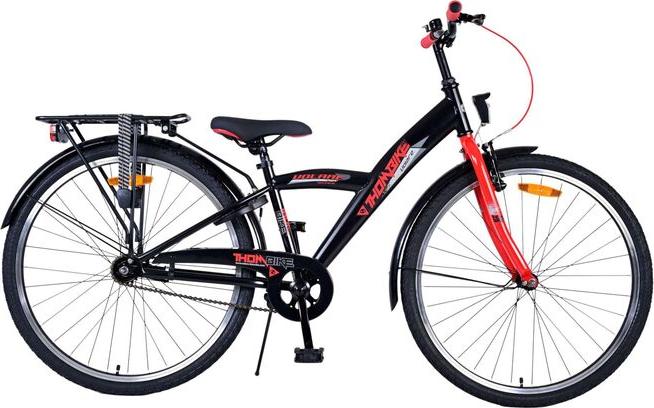 Volare Thombike Kinderfahrrad - Jungen - 26 Zoll - Schwarz Rot