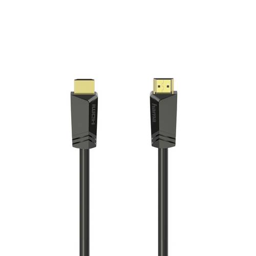 Hama 00205008 High Speed HDMI-Kabel, Stecker - Stecker, 4K, Ethernet, vergoldet, 7,5m
