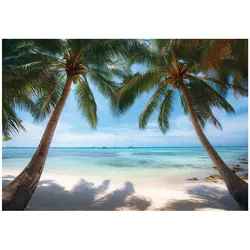 FOTOTAPETE 3D Effekt Strand Meer Hawaii Wohnzimmer 150x105