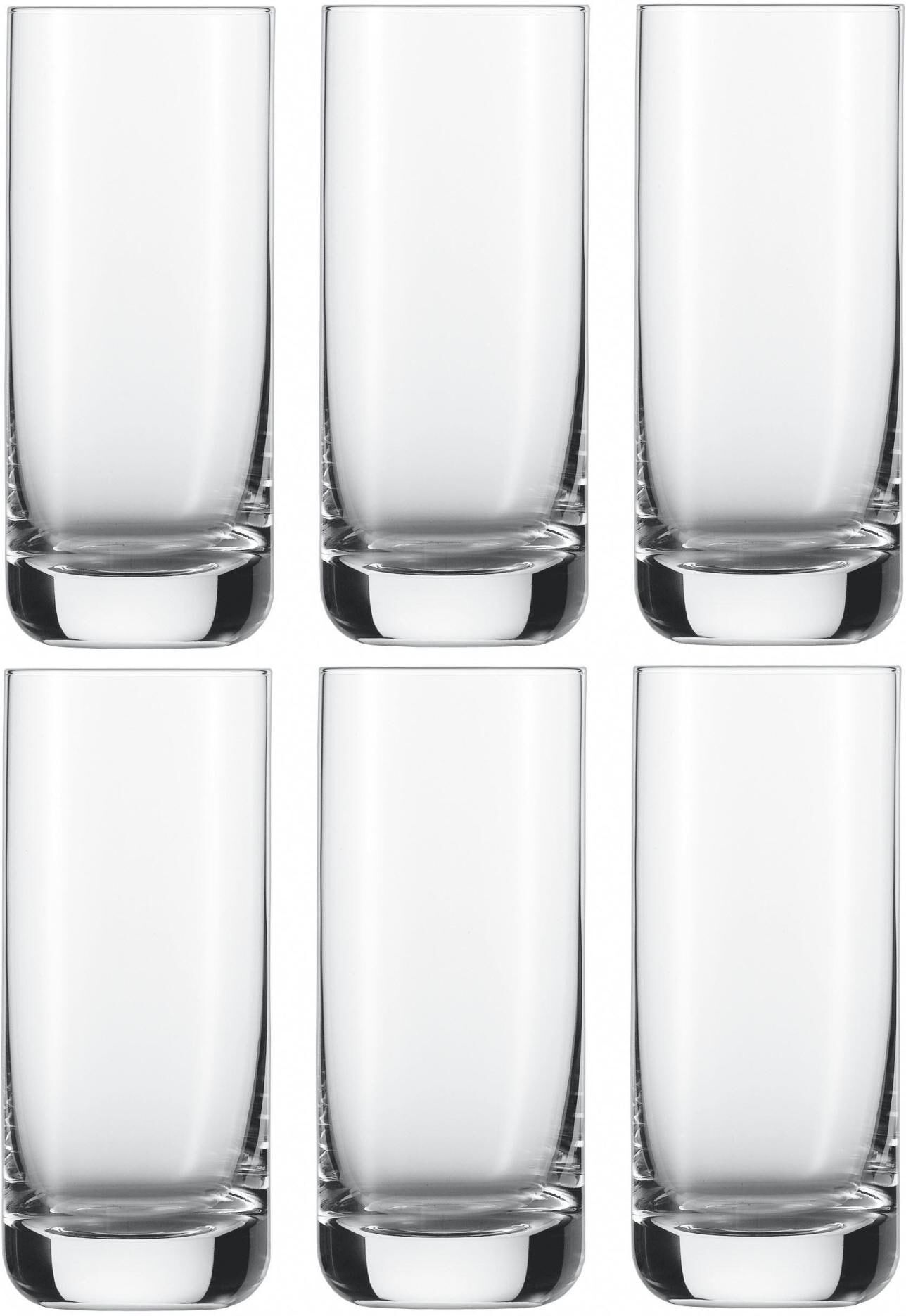 Longdrinkglas SCHOTT-ZWIESEL "Longdrinkglas Conven", transparent, Kristallglas, Trinkgefässe, Longdrinkglas transparent Einheitsgröße