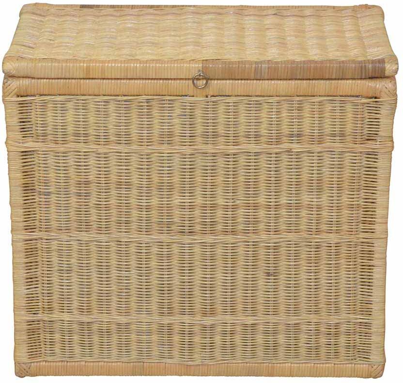 Pharao24.de Wäschesammler in Beige Rattan