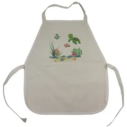 DONAU unisex Kinder Malschürze Meerestiere