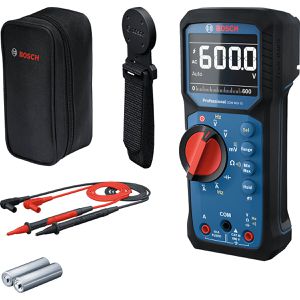 Bosch Multimeter 0601077301, GDM 600-15, digital, TRMS, CAT III 600 V, 6000 Counts, Auto-Range, mit Magnethalterung