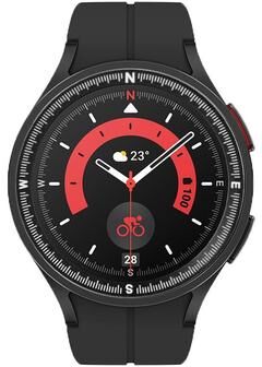 Everyday Crate Samsung Galaxy Watch 5 Pro Metal Bezel Ring Compass Scale Watch Bezel Protector black