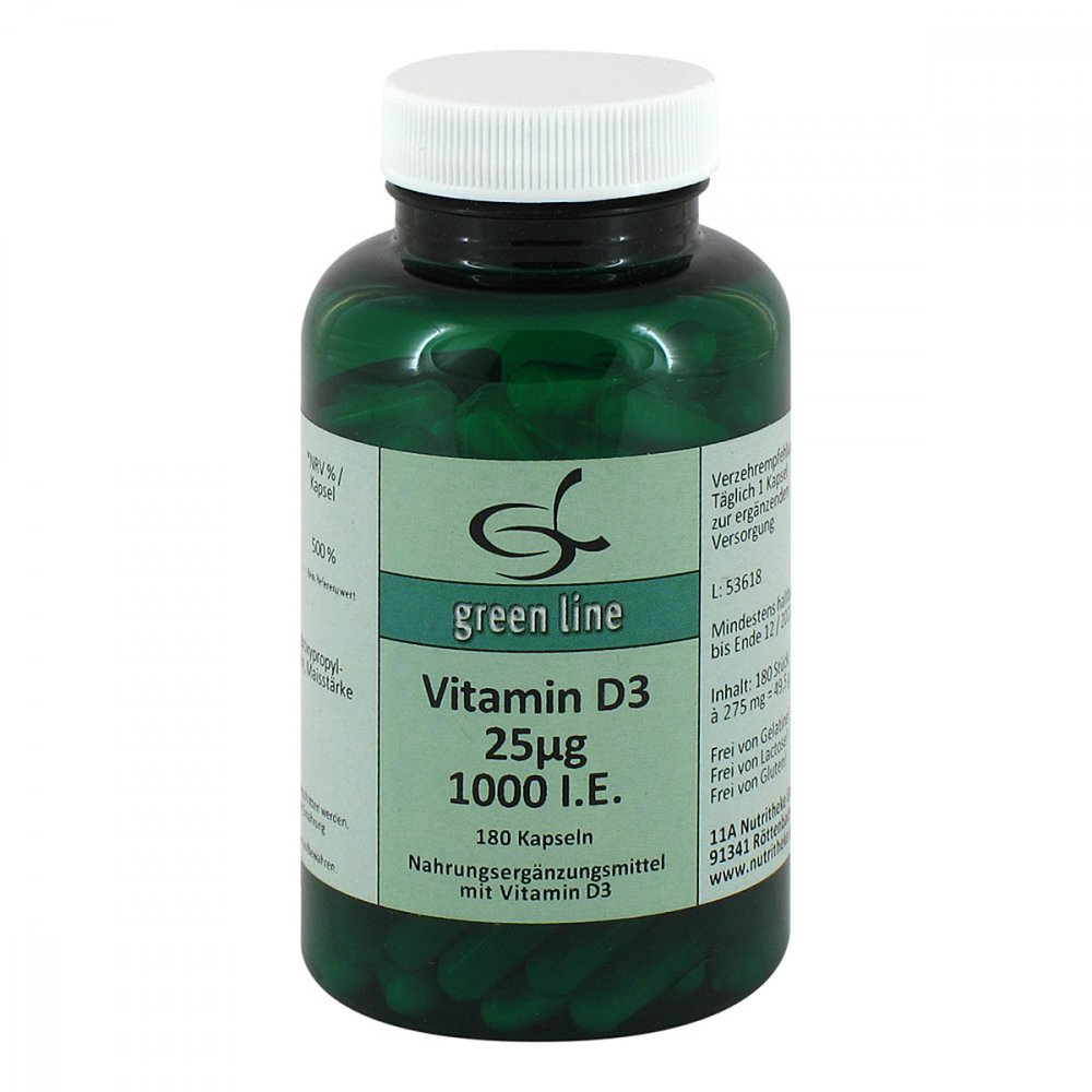 11 A Nutritheke GmbH Vitamin D3 25 [my]g 1.000 I.e. Kapseln 11578334