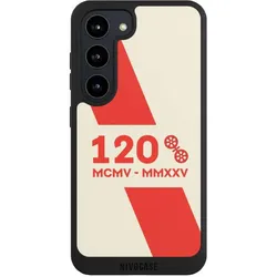 Nivocase Handyhülle für Samsung Galaxy S23 Hülle NIVOpure Case Schwarz 1. FSV Mainz 05 E.V. 120 Jahre (Samsung Galaxy S23), Smartphone Hülle, Schwarz