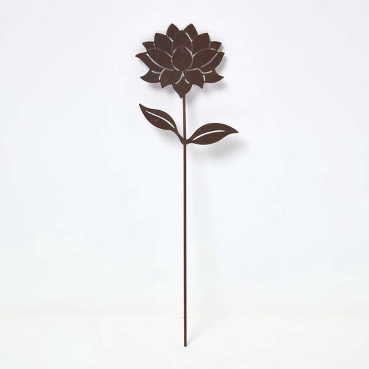 Esschert Design Corten stalen tuinsteker Dahlia, 35 cm