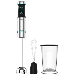 Cecotec Power TitanBlack 1200 XL Cream, Stabmixer, Silber, Schwarz