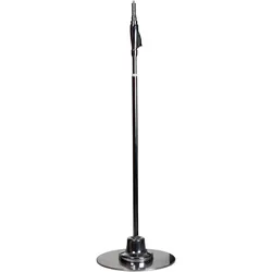 Alecto MS-350 Microfoon statief chroom/retro, Mikrofonständer, Silber