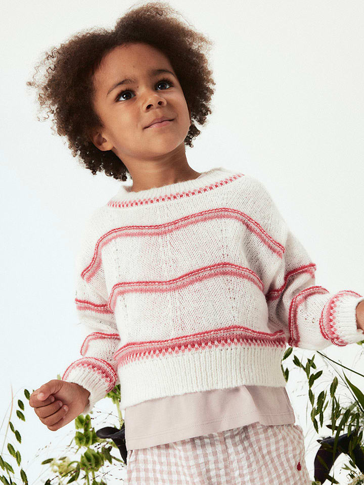 name it Pullover in Weiß - 98