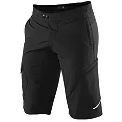 100%, Herren, Velohosen, Ridecamp Shorts (36), Schwarz