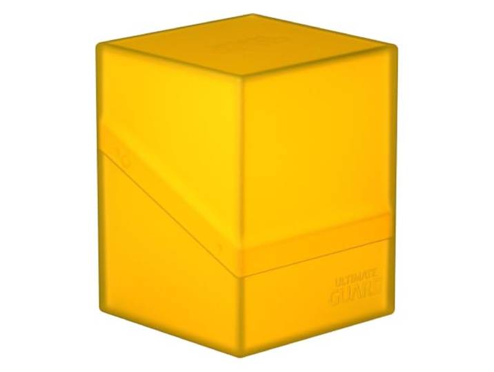 Ultimate Guard UGD010690 Boulder Deck Case 100+ Standaardformaat Kaartbox, Eenkleurig, Amber