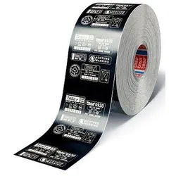 tesa 6930 Laserfolie 100mmx300m schwarz/weiß (glänzend)