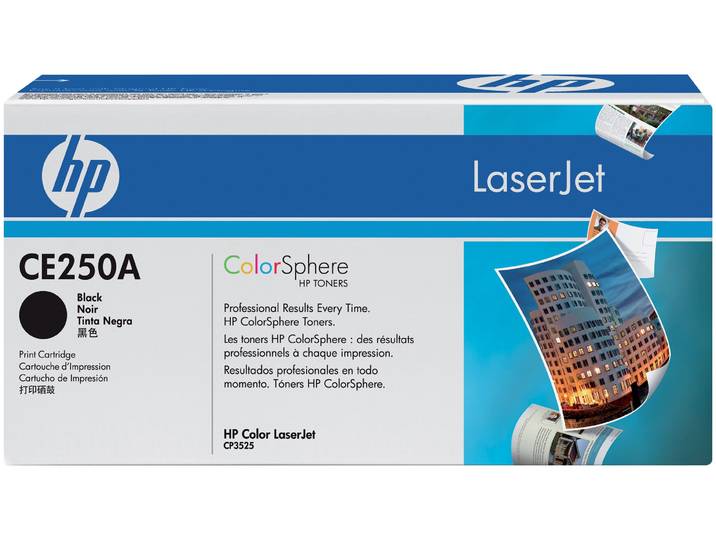 HP 504A Toner authentique CE250A - Noir