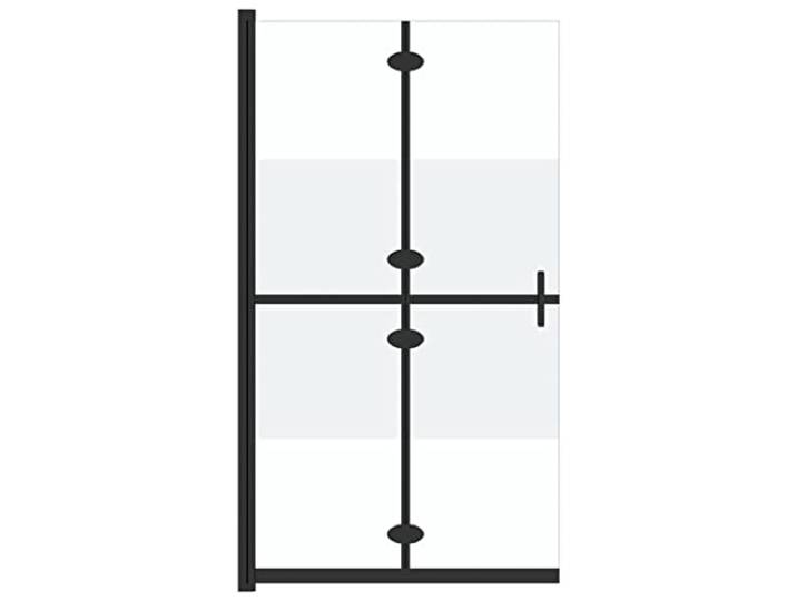 vidaXL Paroi de douche pliable Verre ESG demi-dépoli 70x190 cm