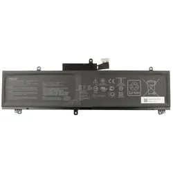 ASUS Notebook Battery 15.4 V 4940 mAh (4940 mAh), Notebook Akku, Schwarz