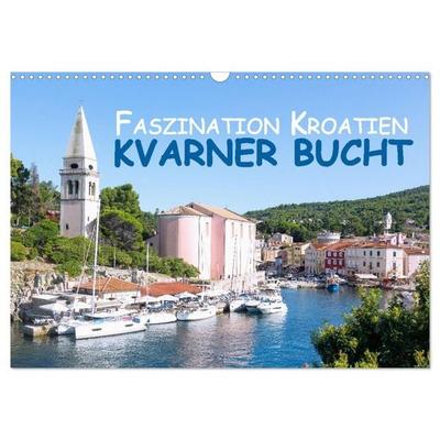 Faszination Kroatien – Kvarner Bucht (Wandkalender 2026 DIN A3 quer), CALVENDO Monatskalender