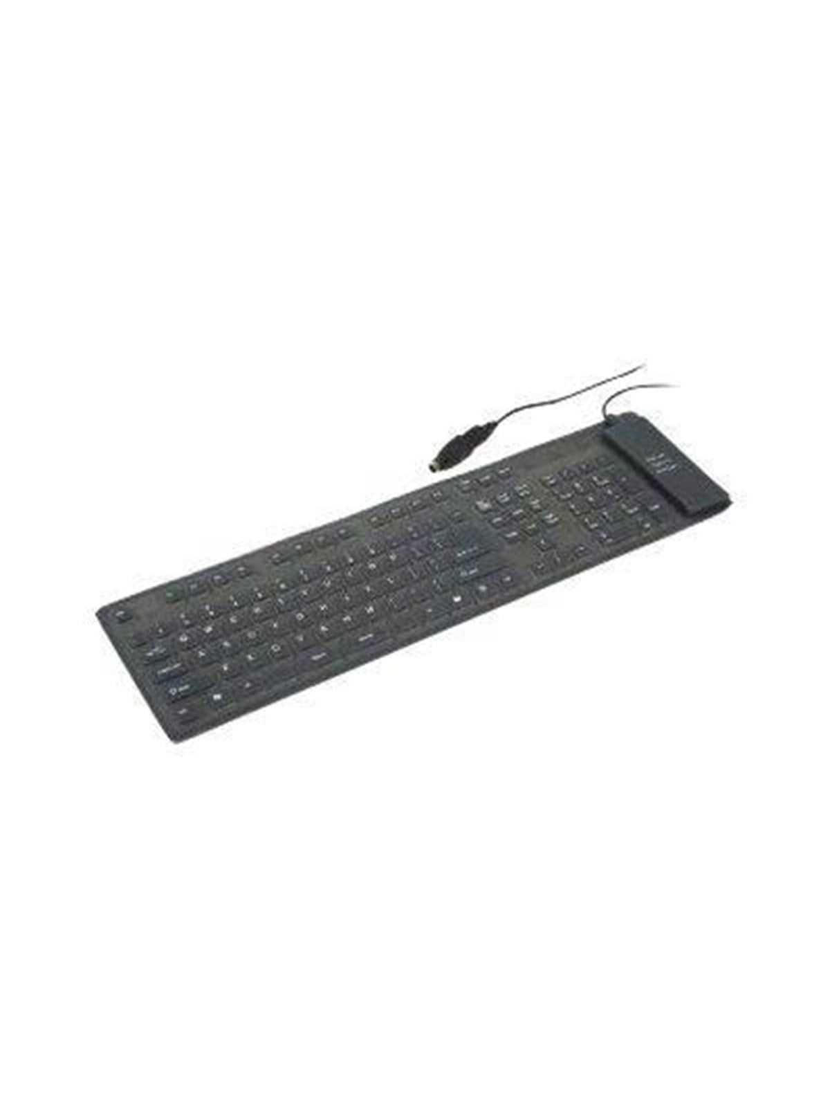 Gembird KB-109F-B - keyboard - US - black - Tastatur - Englisch (US) - Schwarz