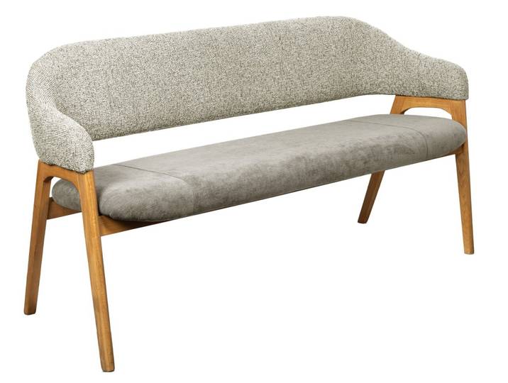 Linea Natura Sitzbank BERTI, taupe, Stoff