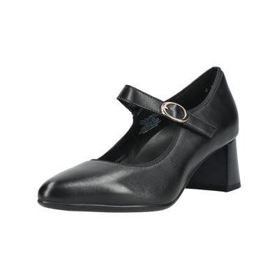 Pumps ARA "Ara Pumps Leder", Damen, Gr. 37,5, schwarz, Leder, Schuhe Pumps