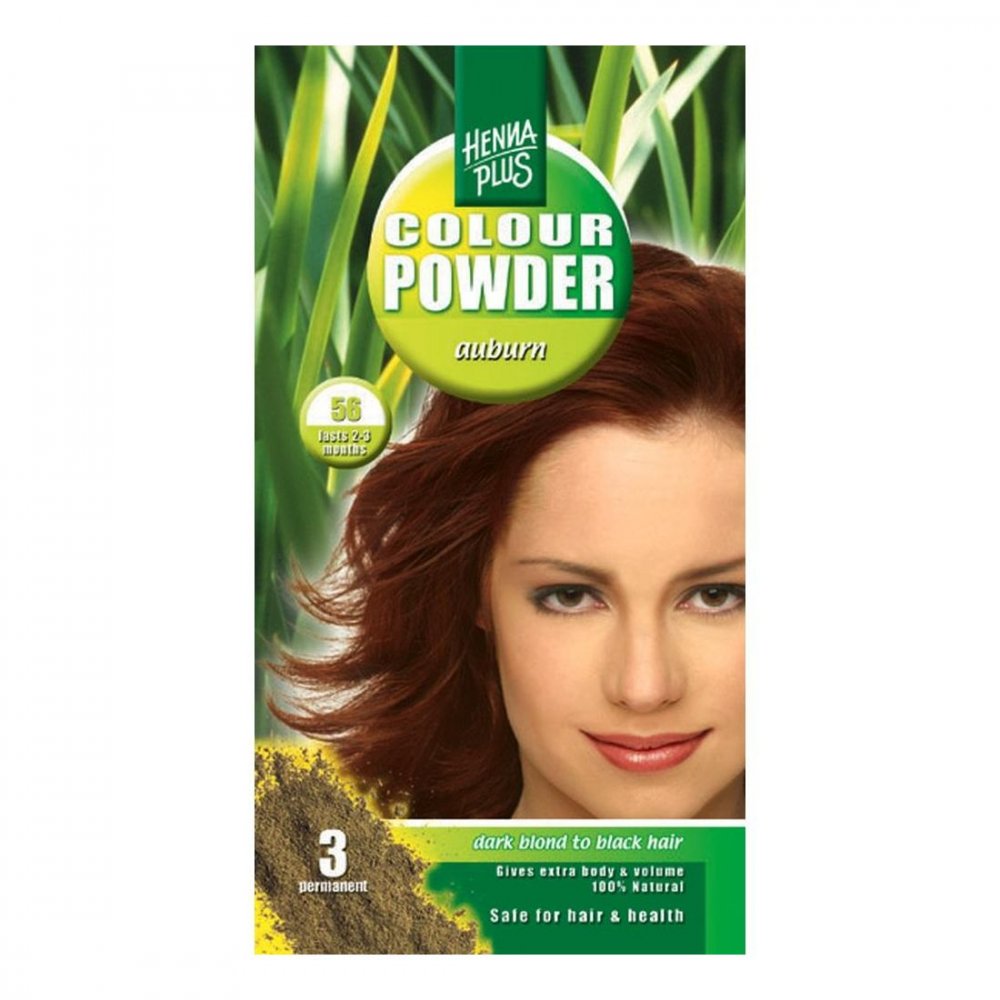 Frenchtop Natural Care Products B.V Hennaplus Colour Powder Auburn 56 00099487