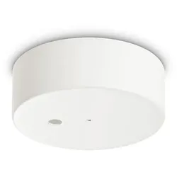 Ideal Lux Baldachin MAGNETICO, rund, Ø 9cm, 1-fach, dezentraler Auslass, magnetische Blende, weiß IDEA-311265