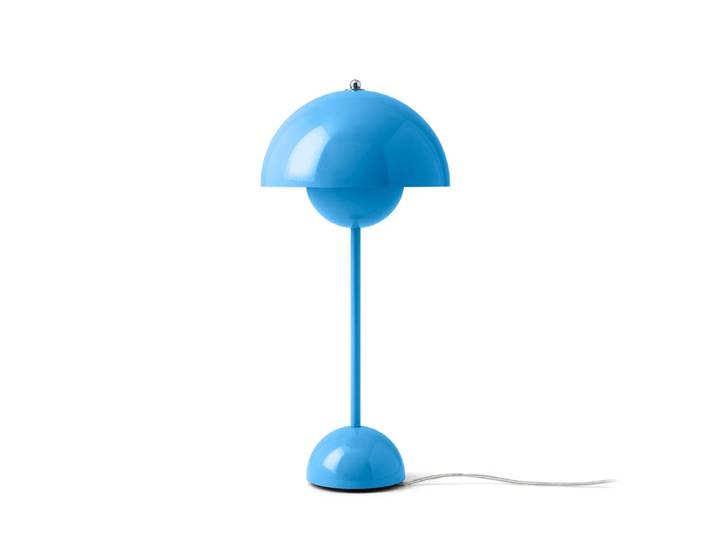 &Tradition - FlowerPot Tischleuchte VP3, swim blau