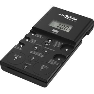 Ansmann Batterietester Energy Check LCD, für Rund- und Knopfzellen, LC-Display